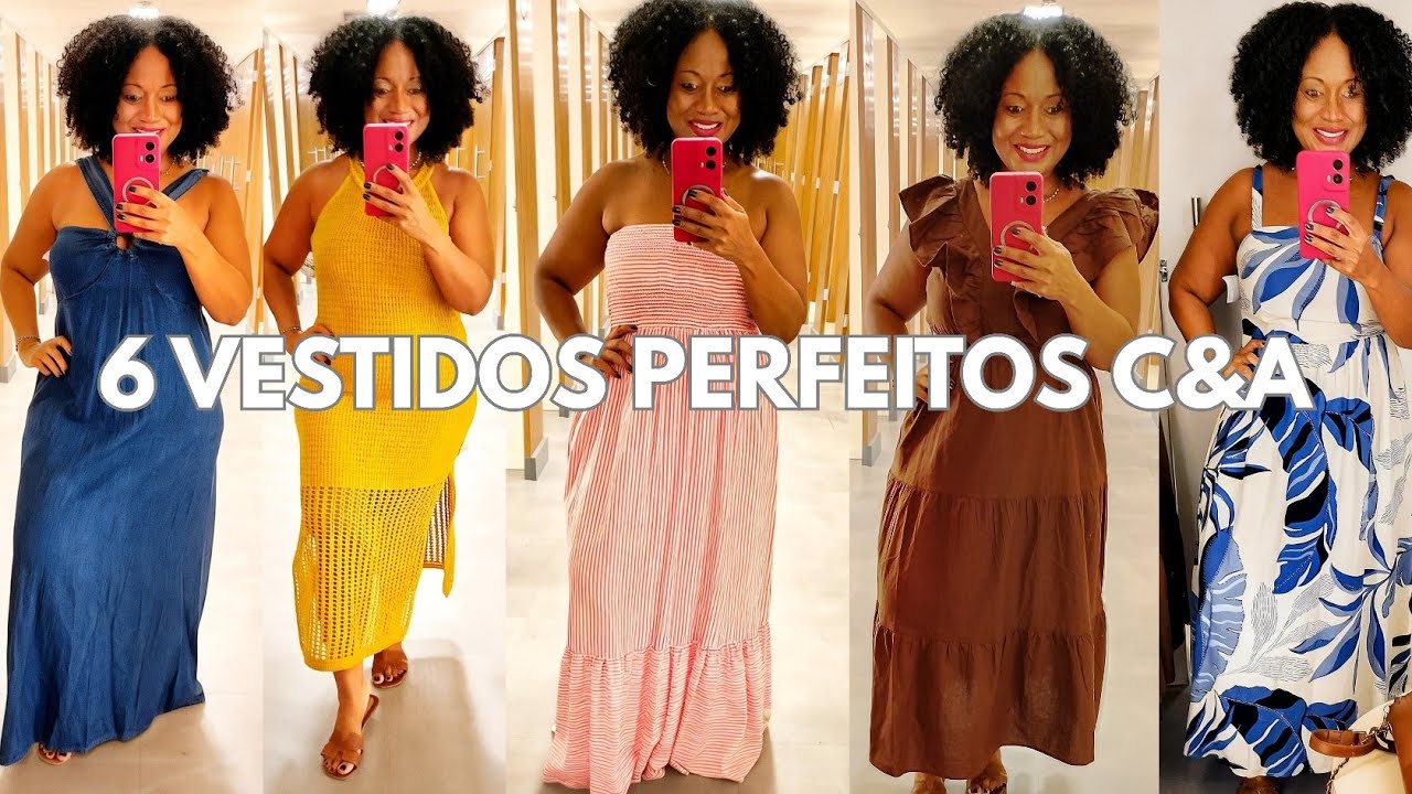 PROVADOR C&A 6 VESTIDOS PERFEITOS DE VERAO C&A COM 30%OFF