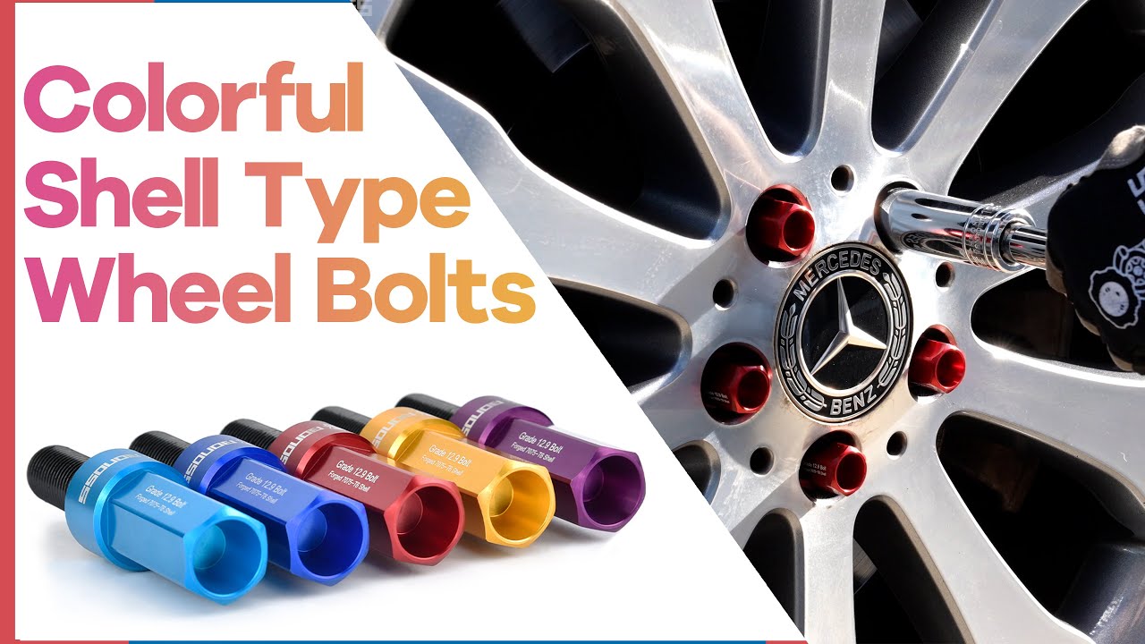 BONOSS Forged Grade 12.9 Shell Type Wheel Lock Bolt Kit (20+4) for BMW/Mercedes-Benz/Audi/Porsche