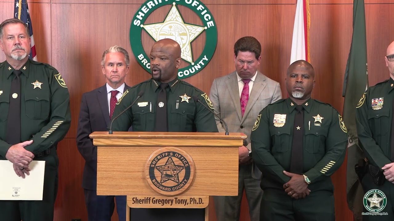 Sheriff Dr. Gregory Tony Addresses Recent DOD Arrests