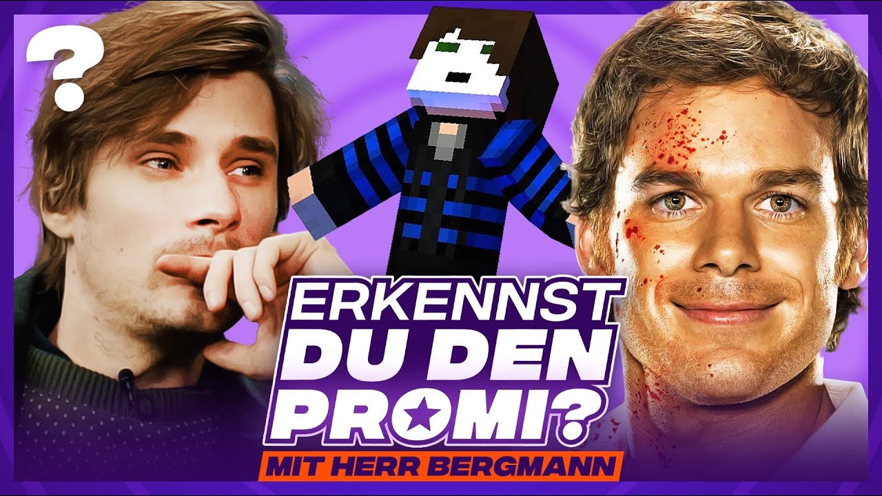 Erkennst DU den Promi? (mit Herr Bergmann)