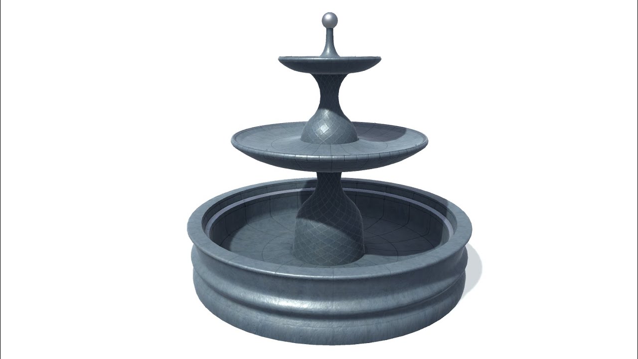 3D model. Fountain 1.