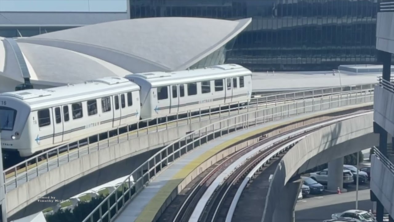 The Coolest Airport Train in the US: The AirTrain at JFK Airport in New York!