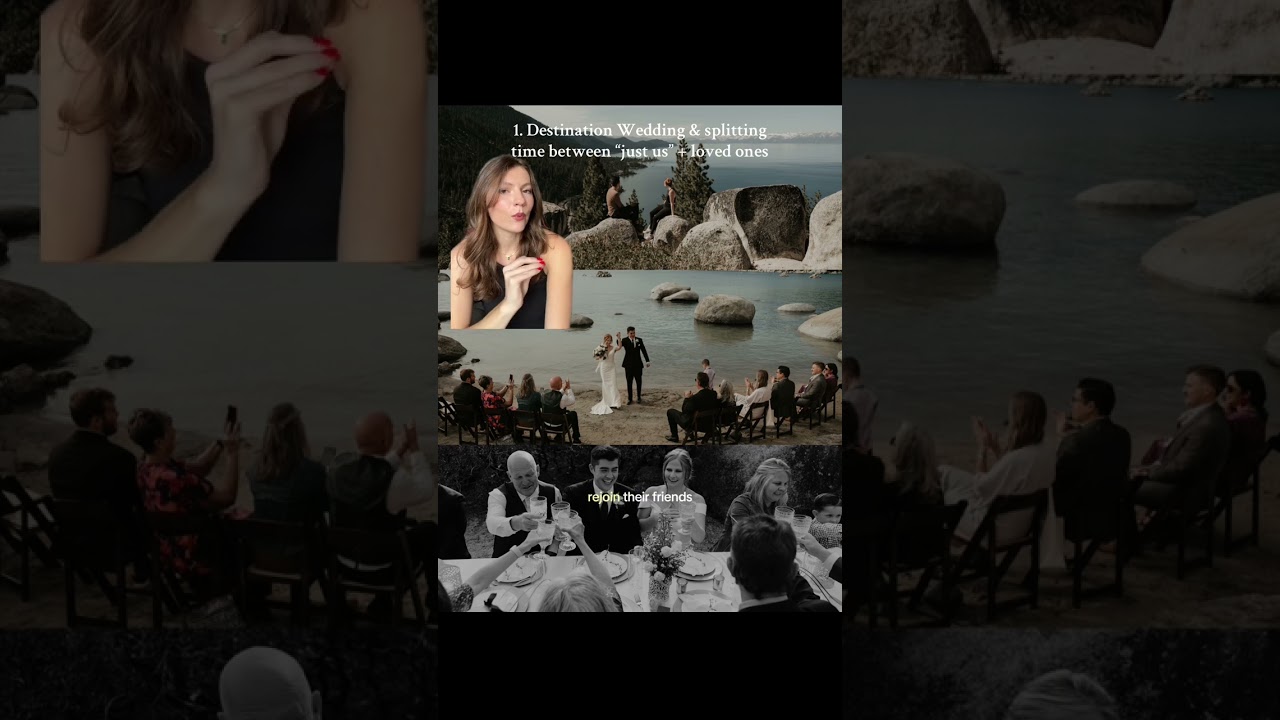 How to get the elopement experience AND the wedding reception celebration 🥂🫶🏼✨ #elopementwedding