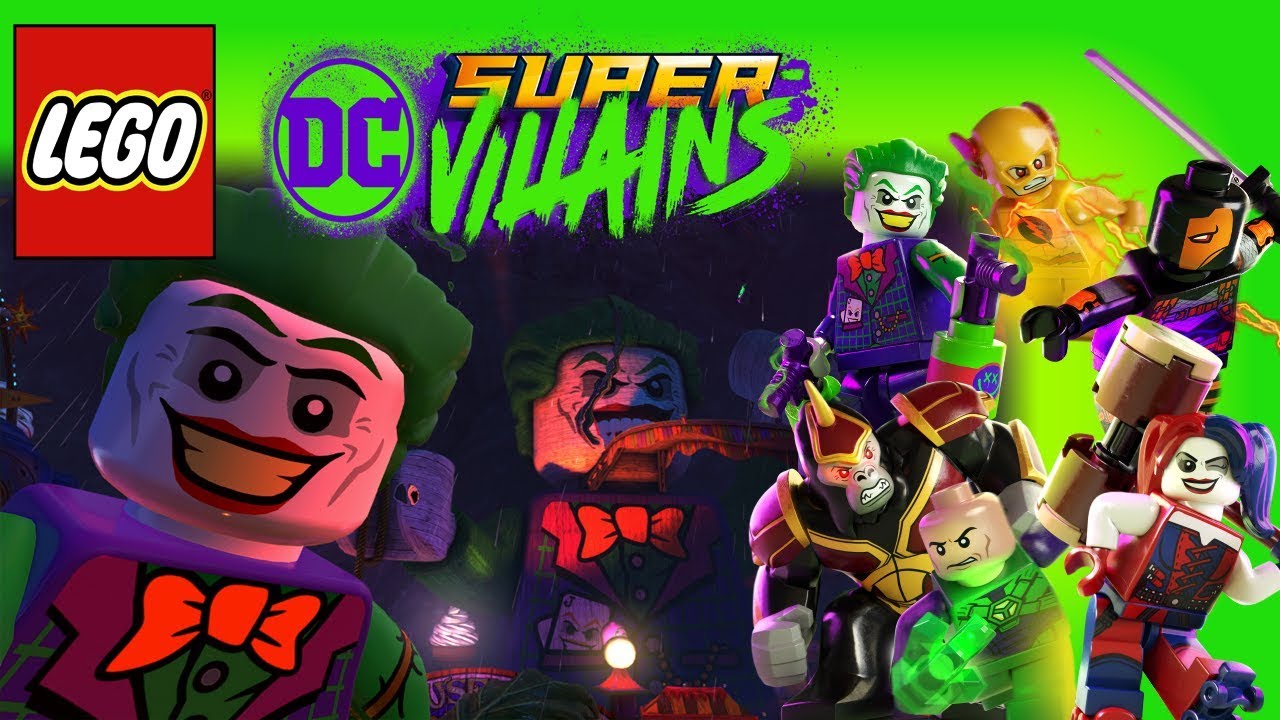 Lego DC Super Villains Joker's Funhouse Amusement Mile Free Roam