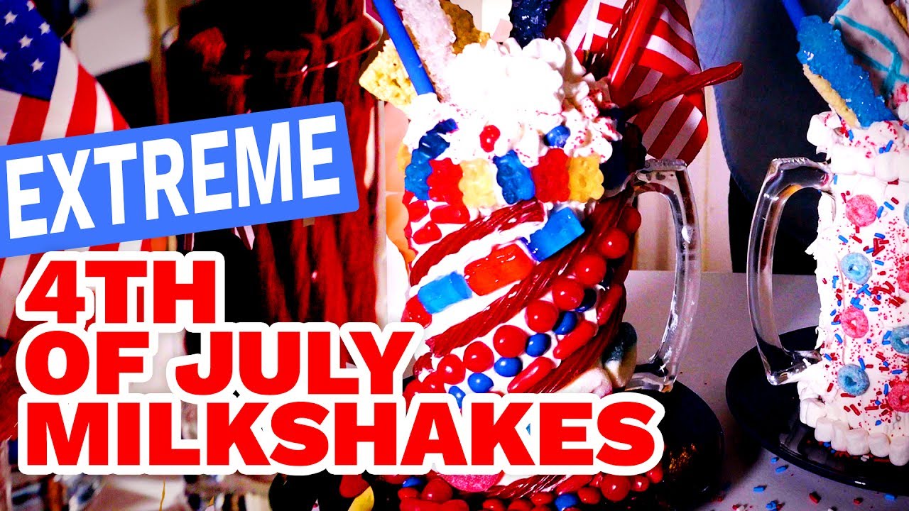 Extreme 4th of July Milkshakes - HGTV Handmade