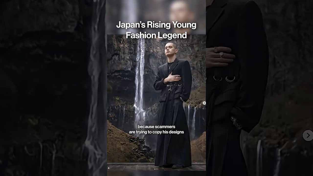 Japan's 23 Year Old Rising Fashion Legend #japan #fashion #tokyo #designer