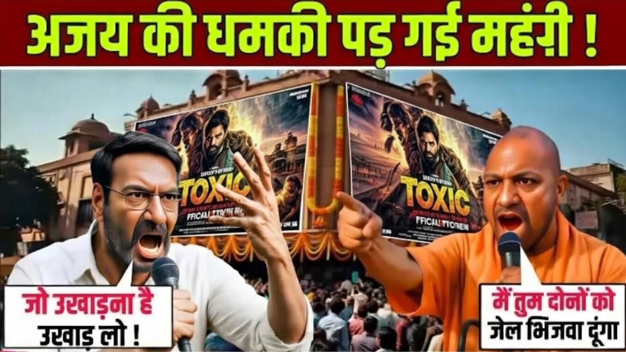TOXIC Poster पर बवाल 😱 | अजय को धमकी से मची हलचल | सरकार सख्त मूड में | पूरा विवाद क्या है?