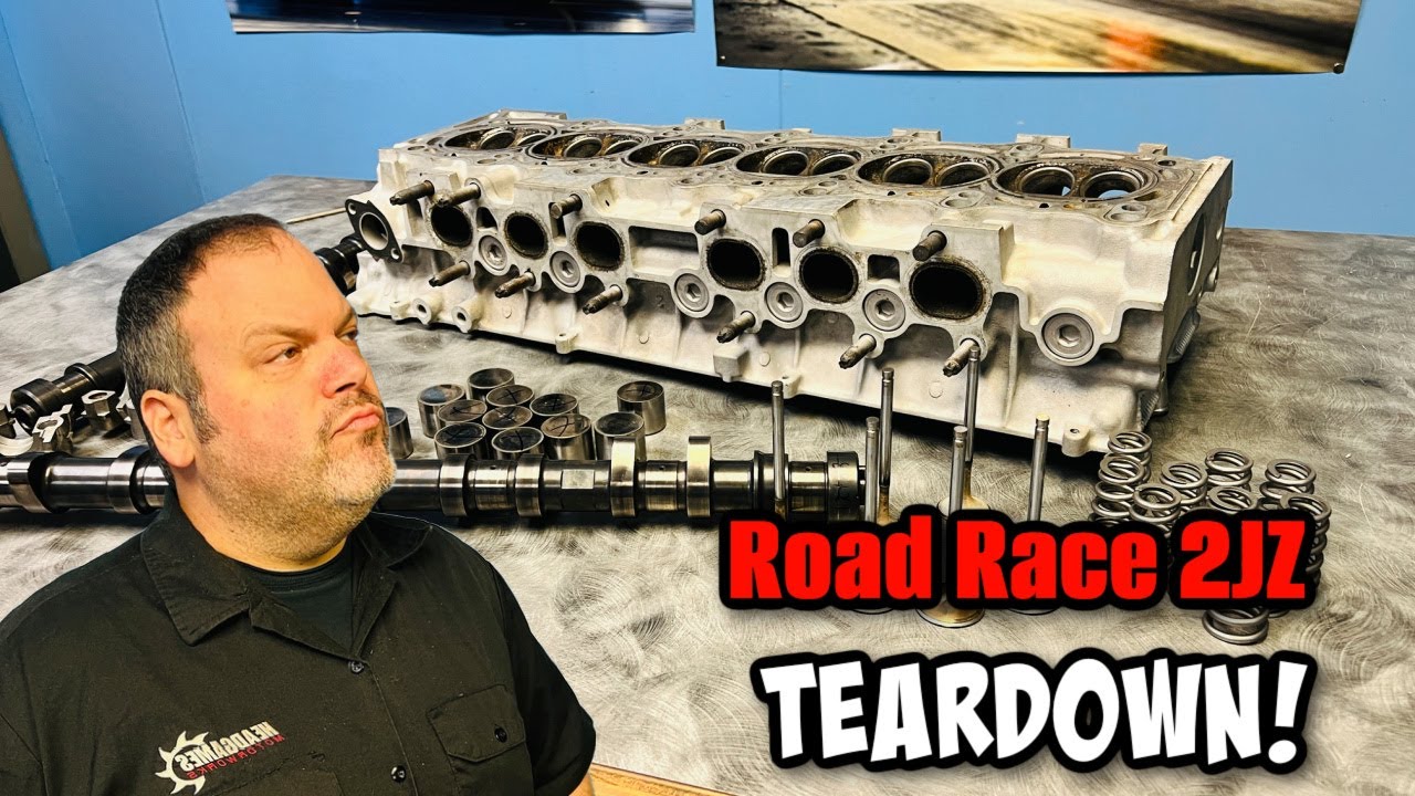 2 years of road racing on this 2JZ head!
