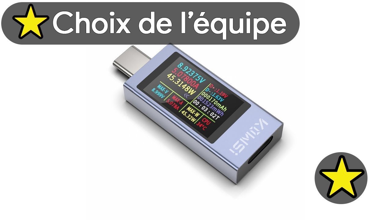 🏆 TOP 3 MEILLEUR TESTEUR DE TENSION USB C 2025