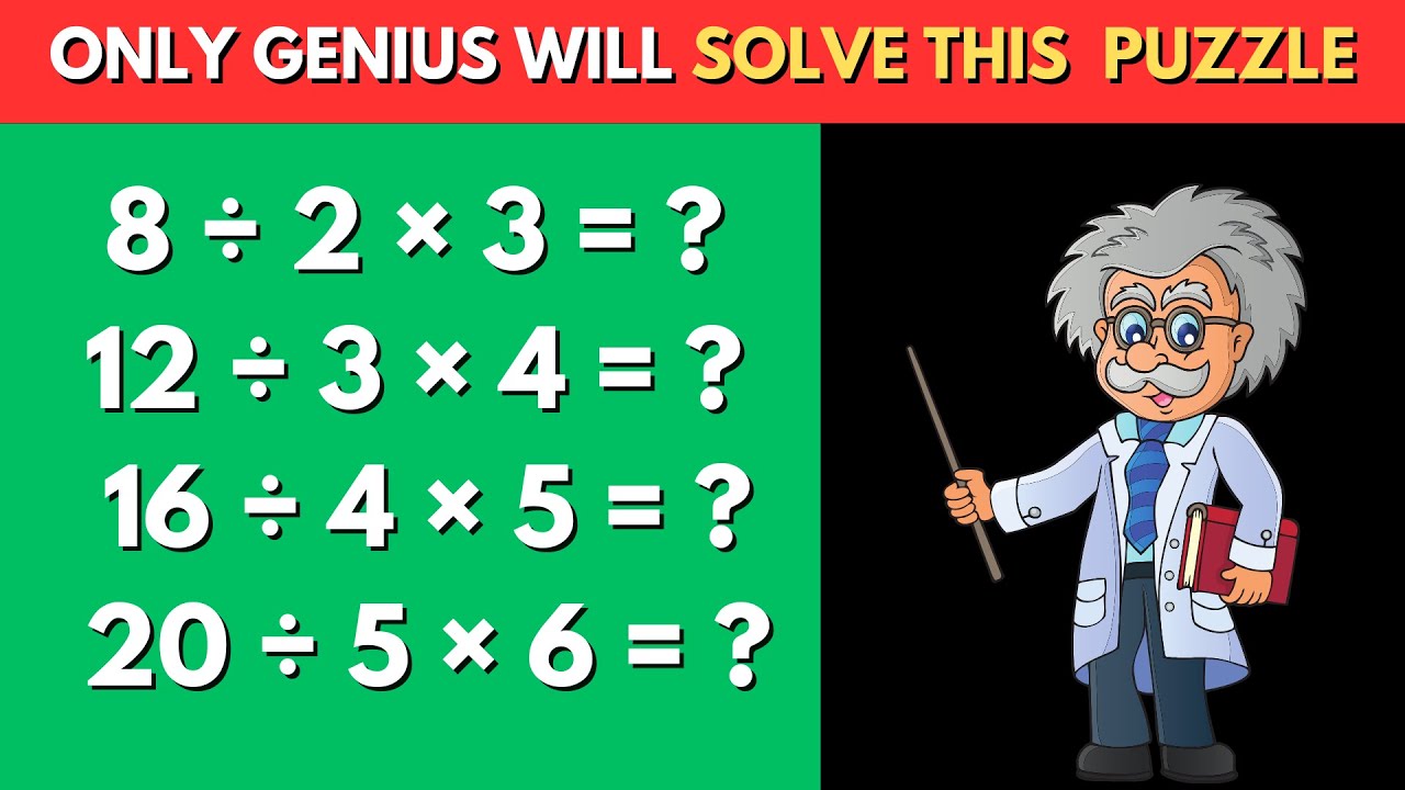 Mathematical IQ Quiz: Solve These Logic Puzzles & Number Sequences