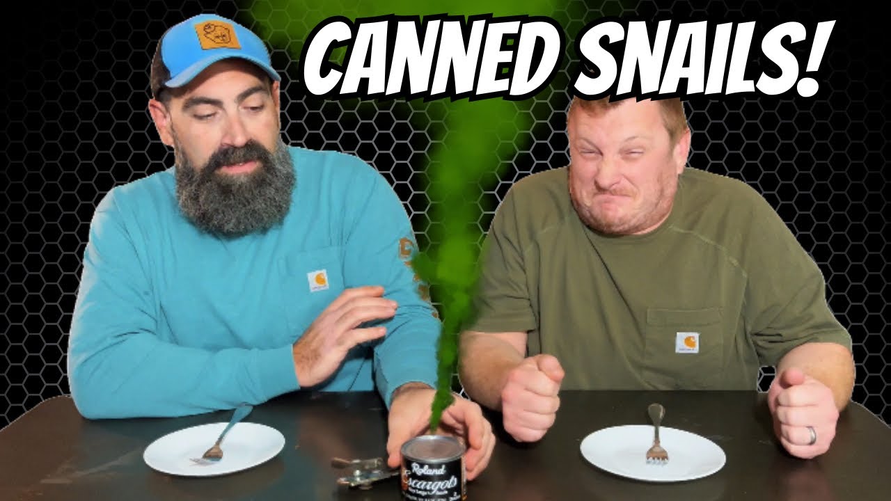 Trying Canned Snails!