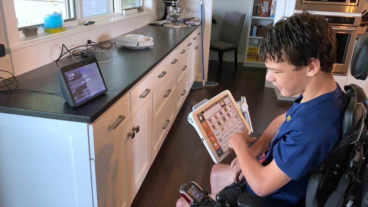 Assistive Technology Examples - Accessibility on Amazon Echo - with audio description