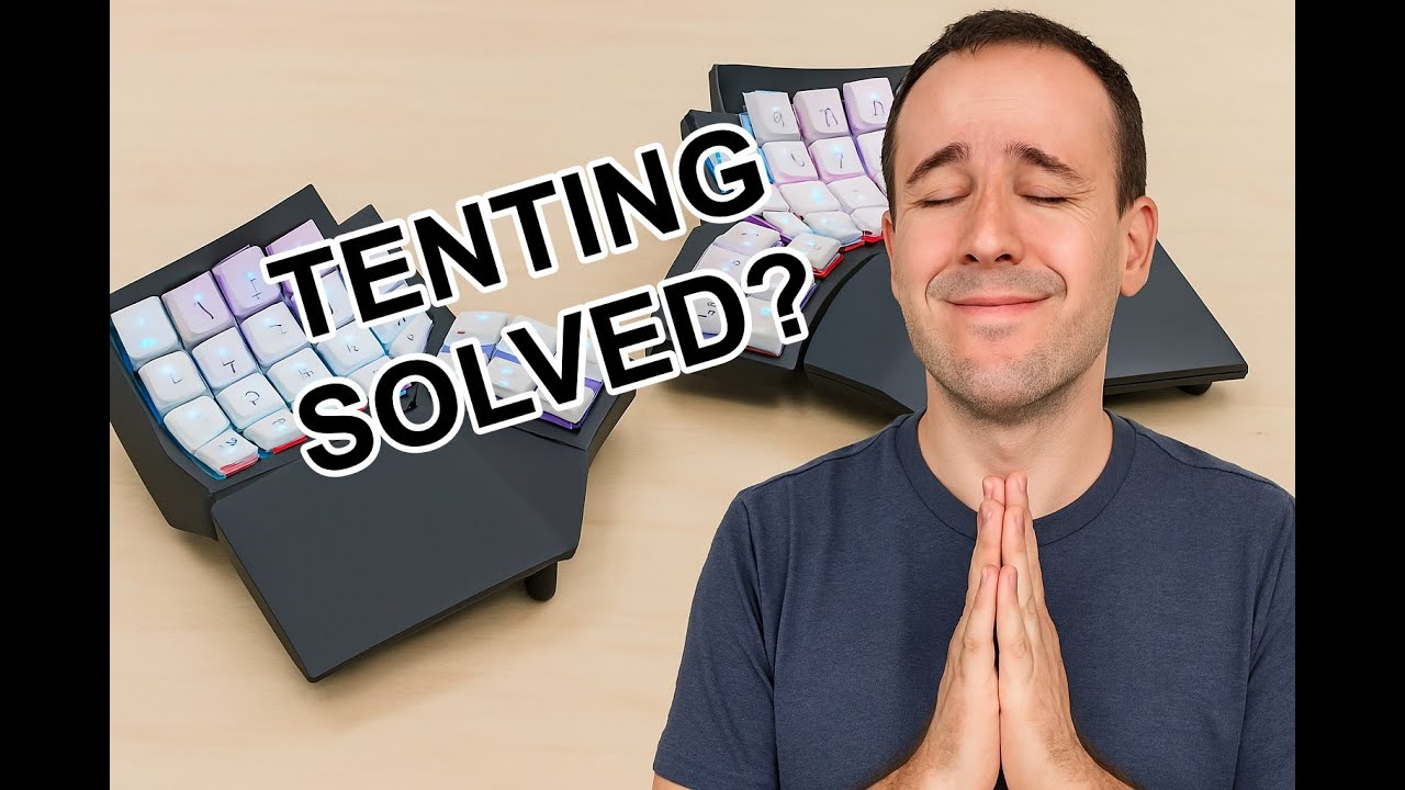 Ultimate MoErgo Glove80 Tenting Solution? You Decide!