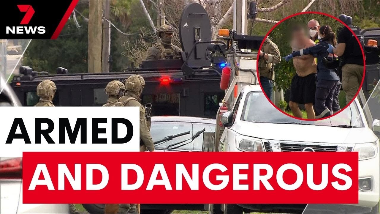 Police used tear gas and dogs to end a five-hour siege in Melbourne’s east | 7NEWS