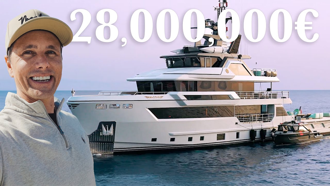 ONBOARD A 28 MILLION MEGA YACHT IN STOCKHOLM! | VLOG 1111