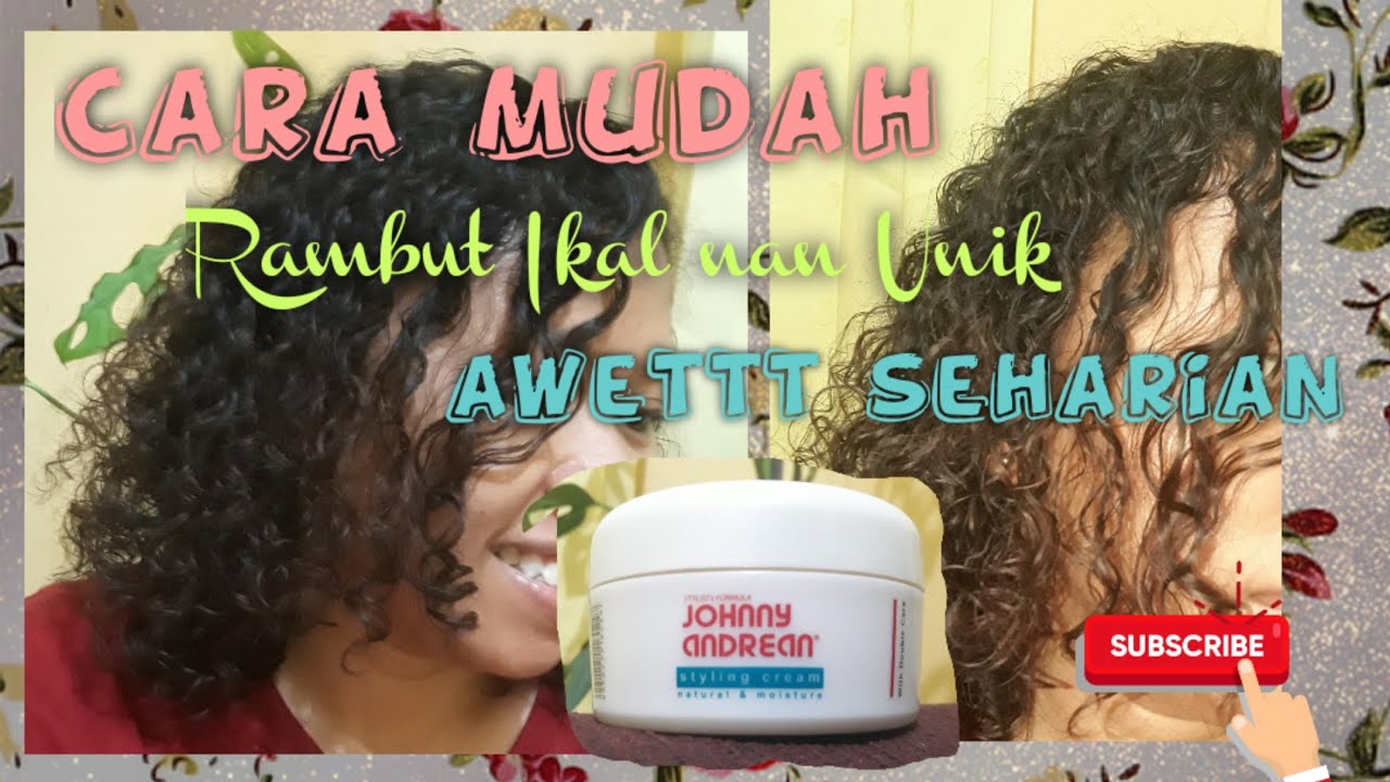 CARA MUDAH RAMBUT IKAL AWET SEHARIAN