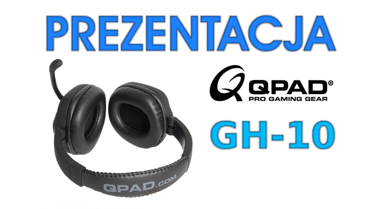 Unboxing i Test Słuchawek Dla Graczy Qpad GH-10 - HardPC TV 