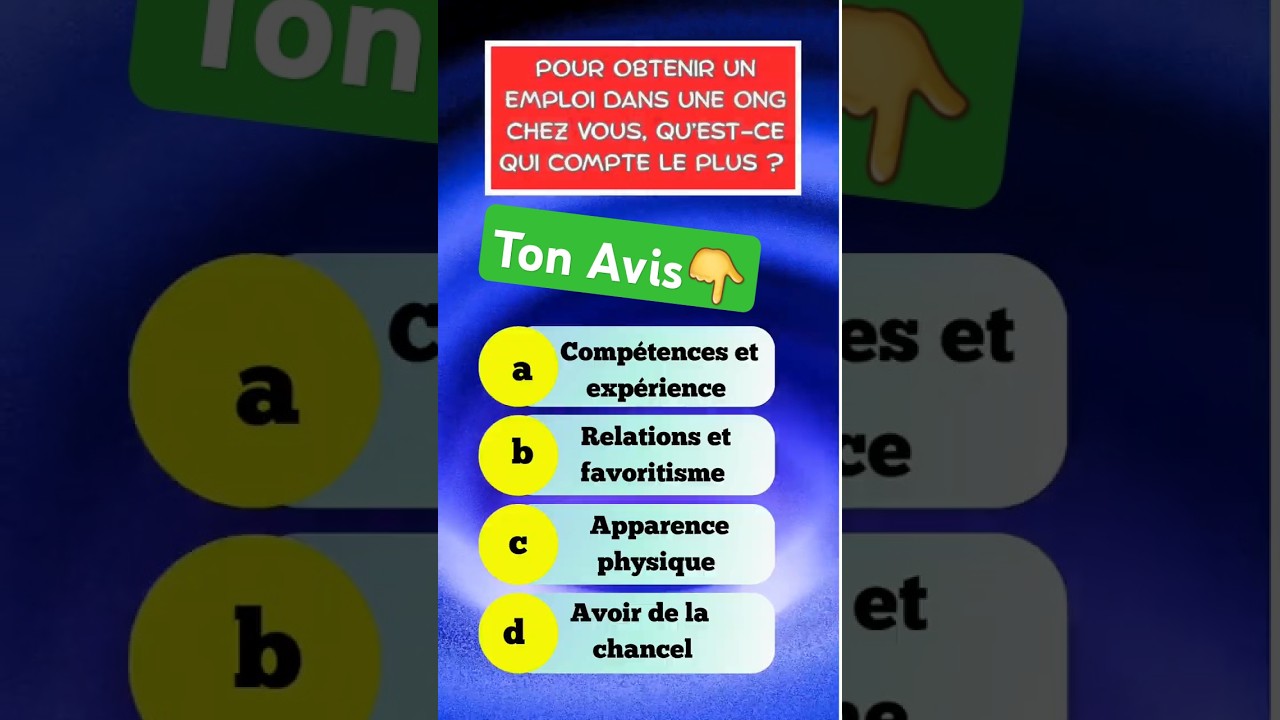 Quelle Absurdit&eacute; dans le Recrutement ONG?