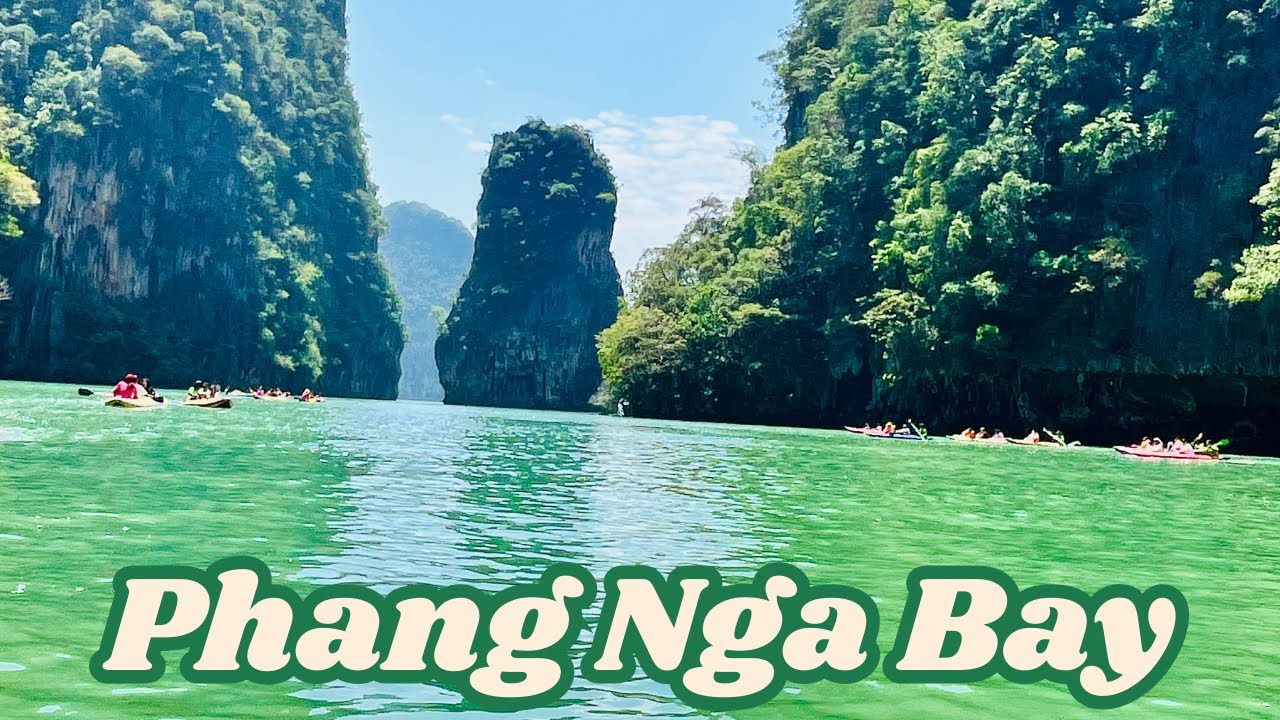 PHANG NGA BAY, PHUKET - Kayaking, swimming and James Bond Island