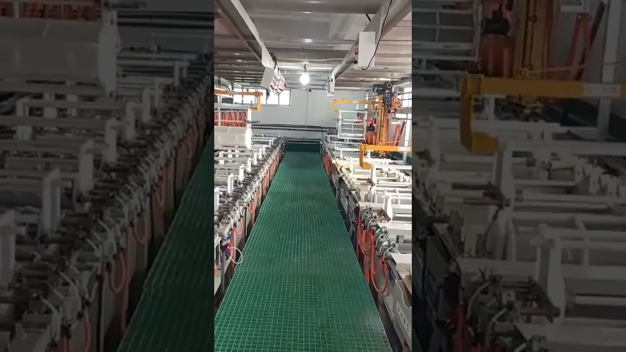 Barrel plating production line