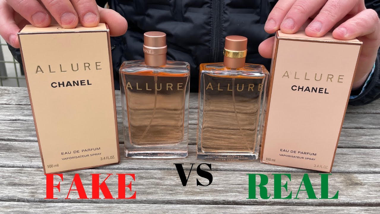 Fake vs Real Chanel Allure Women's Perfume & Eau de Parfum 100 ML