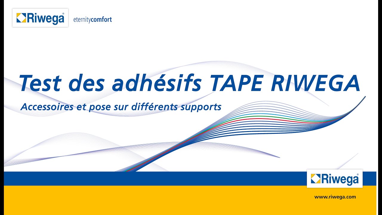 Test des adhésifs TAPE RIWEGA - Accessoires et pose sur différents supports