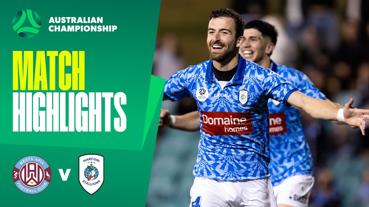 Wests APIA v Marconi Stallions | Highlights | 2025 Australian Championship Quarter-Final