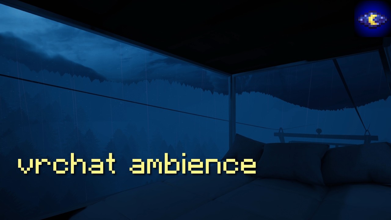 riding a cable car in the rain (vrchat ambience + music)