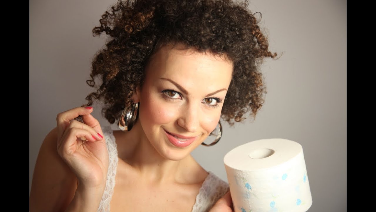 Capelli riccissimi con la carta igienica!