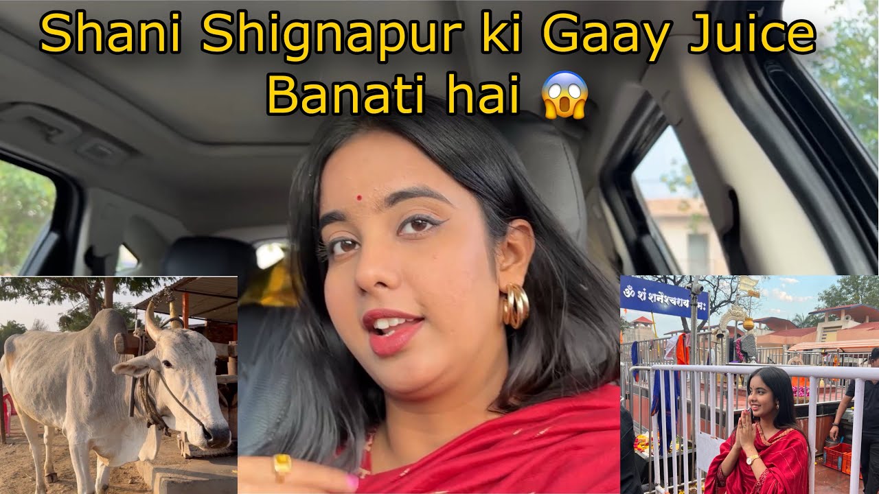 Shani Shignapur ki gaay juice banati hai | Payal Panchal Vlog