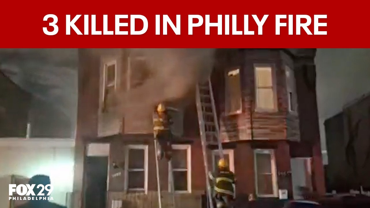 2 kids, 1 woman killed after house fire in North Philly