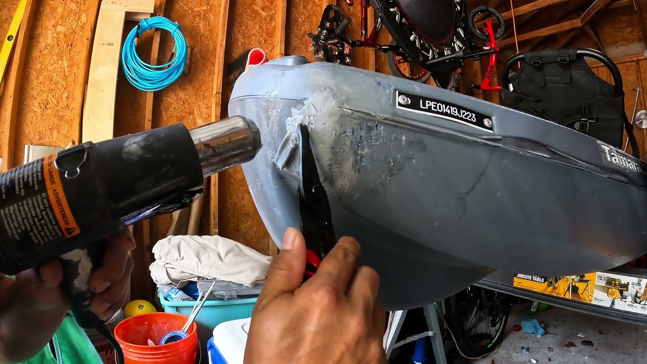 Cómo reparar kayak usando plástico accesible en todos los hogares