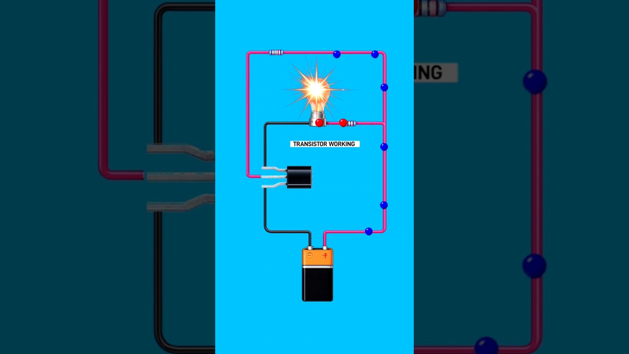 How a Transistor Works | NPN Transistor Explained with Simple Circuit
