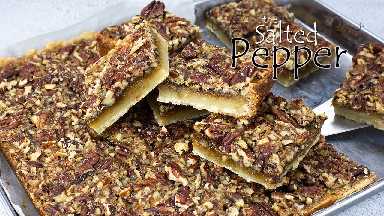 Skip the whole pie and make these delicious single serving size Pecan Pie Bars!