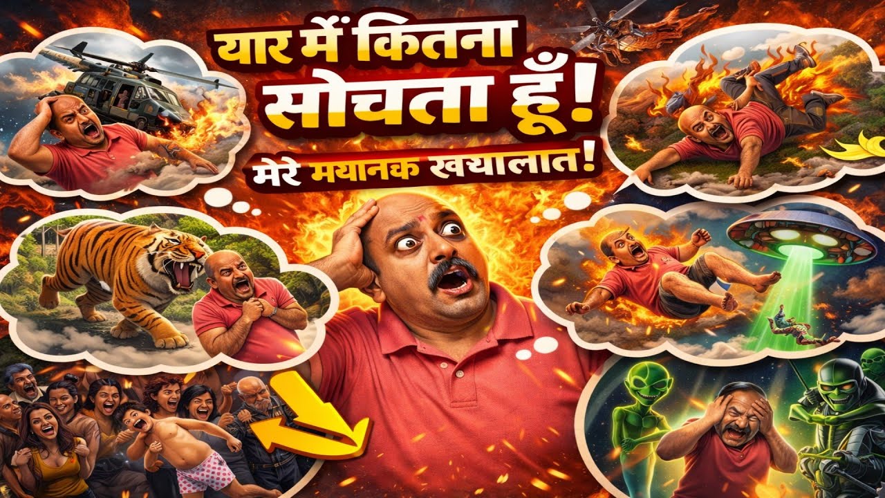 मेरे दिमाग में रोज क्या चलता है? 🤯 Comedy Vlog