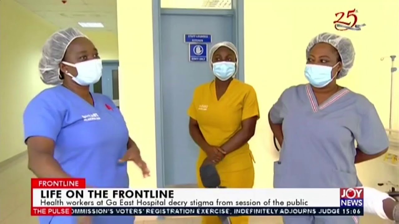 Health workers at Ga East Hospital decry stigma from session of the public (19-6-20)