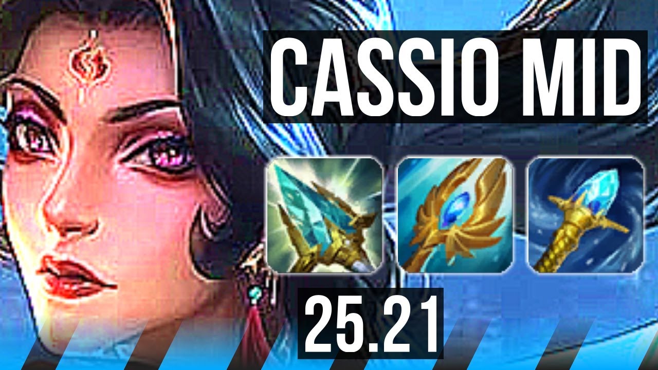CASSIOPEIA vs AKALI (MID) | Rank 4 Cassio, 9/1/3, 1200+ games, Legendary | EUW Challenger | 25.21
