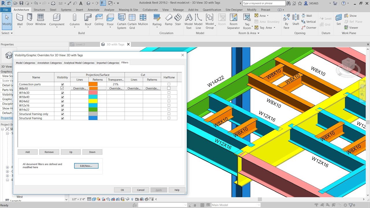 View Filters in Revit