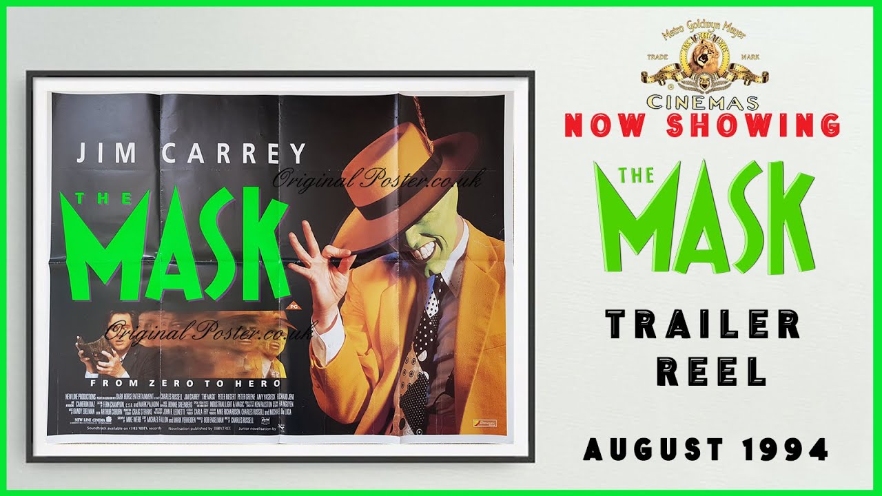 THE MASK (August 1994 MGM Cinema Trailer Reel) -- Home Cinema