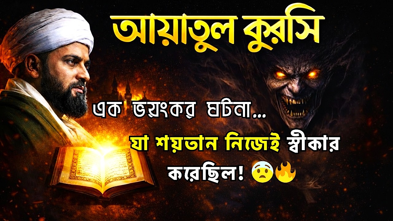 আয়াতুল কুরসি | এক ভয়ংকর ঘটনা | যা শয়তান নিজেই স্বীকার করেছিল! 😨🔥! | The Ummah Narrative