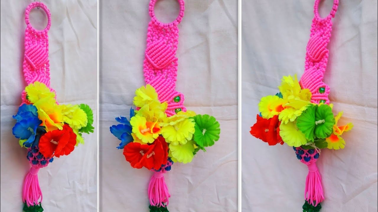Macrame flower wall hanging full video # Hindi tutorial