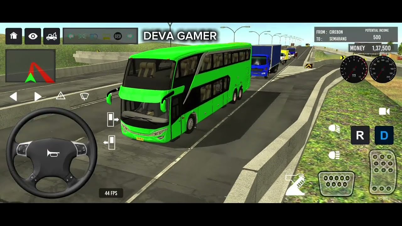 Indonesia Coach bus driving 😱😰 | Euro bus simulator 2026 Android gameplay #game 1 Part 112