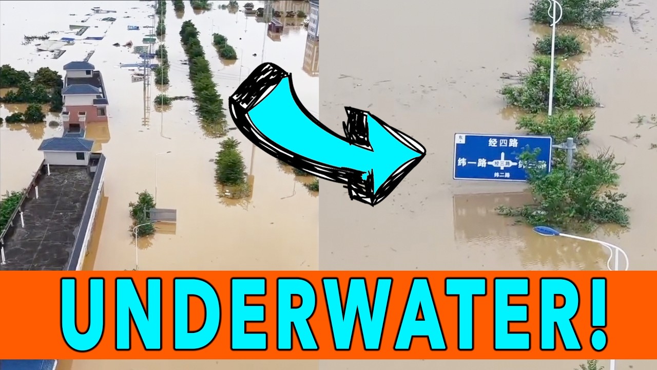 China's Floods Get Worse! Huge Cities Are Now Underwater!