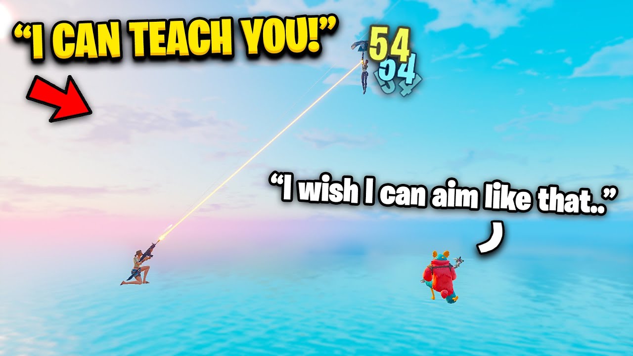 I Taught A 9 Year Old That Was Getting Bullied How To Get AIMBOT...