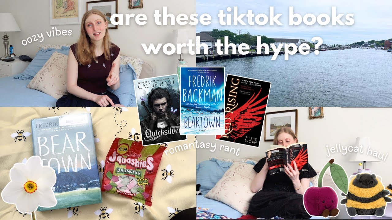 reading viral booktok books (are they worth the hype?) quicksilver, red rising, & beartown 🌸⭐️🐻