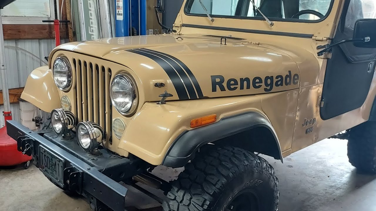 My dad's mostly surviver 76 jeep cj7