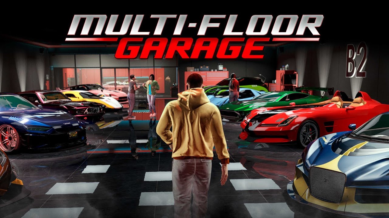 Grand Theft Auto 5 Garage Tour!