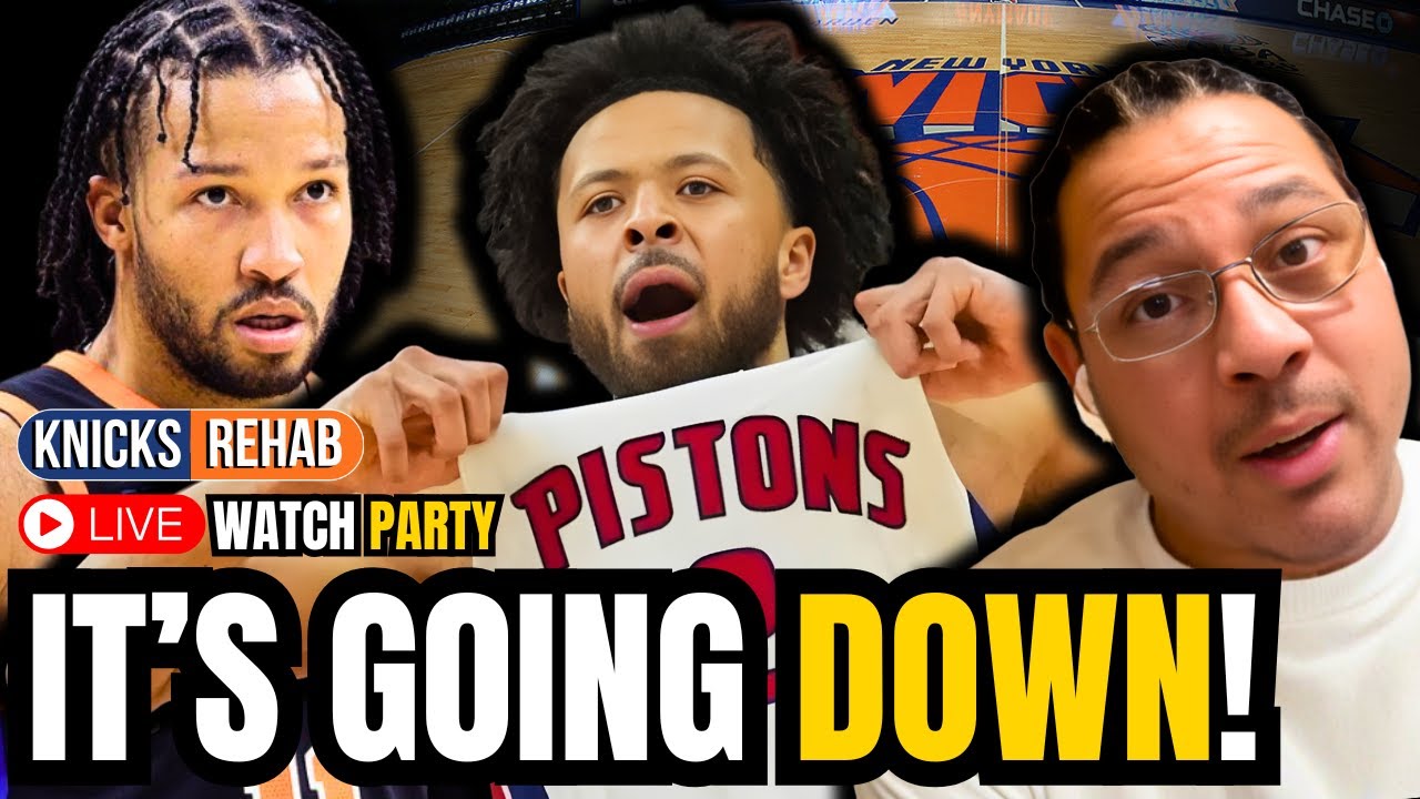 CRISIS GAME? Knicks vs. 1st Place Pistons LIVE (Must Win!) 🚨 | KNICKS REHAB ALLBALL TV