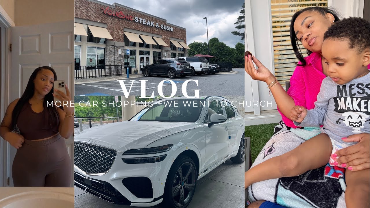 MORE CAR SHOPPING + WE WENT TO CHURCH + SOLO BRUNCH & MORE |VLOG