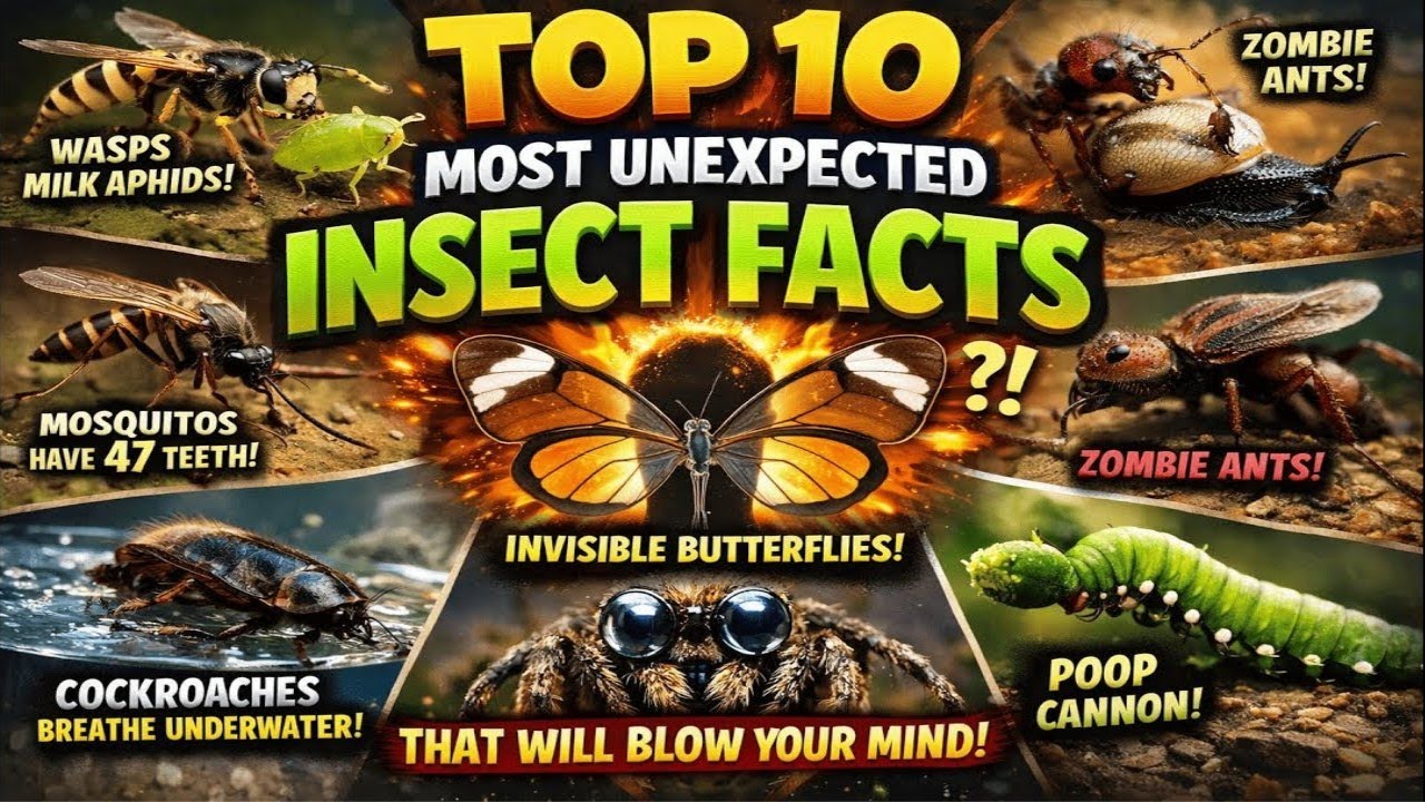 Top 10 most unexpected insect facts that will blow your mind